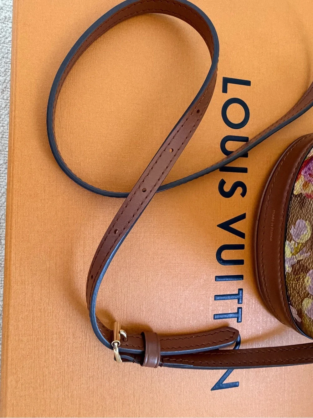 Louis Vuitton Nano Crossbody Bag And Pouch